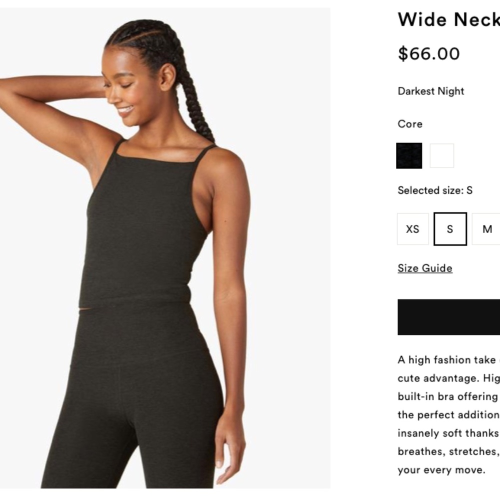 Beyond yoga crop top